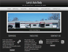 Tablet Screenshot of larrysautobody-mn.com